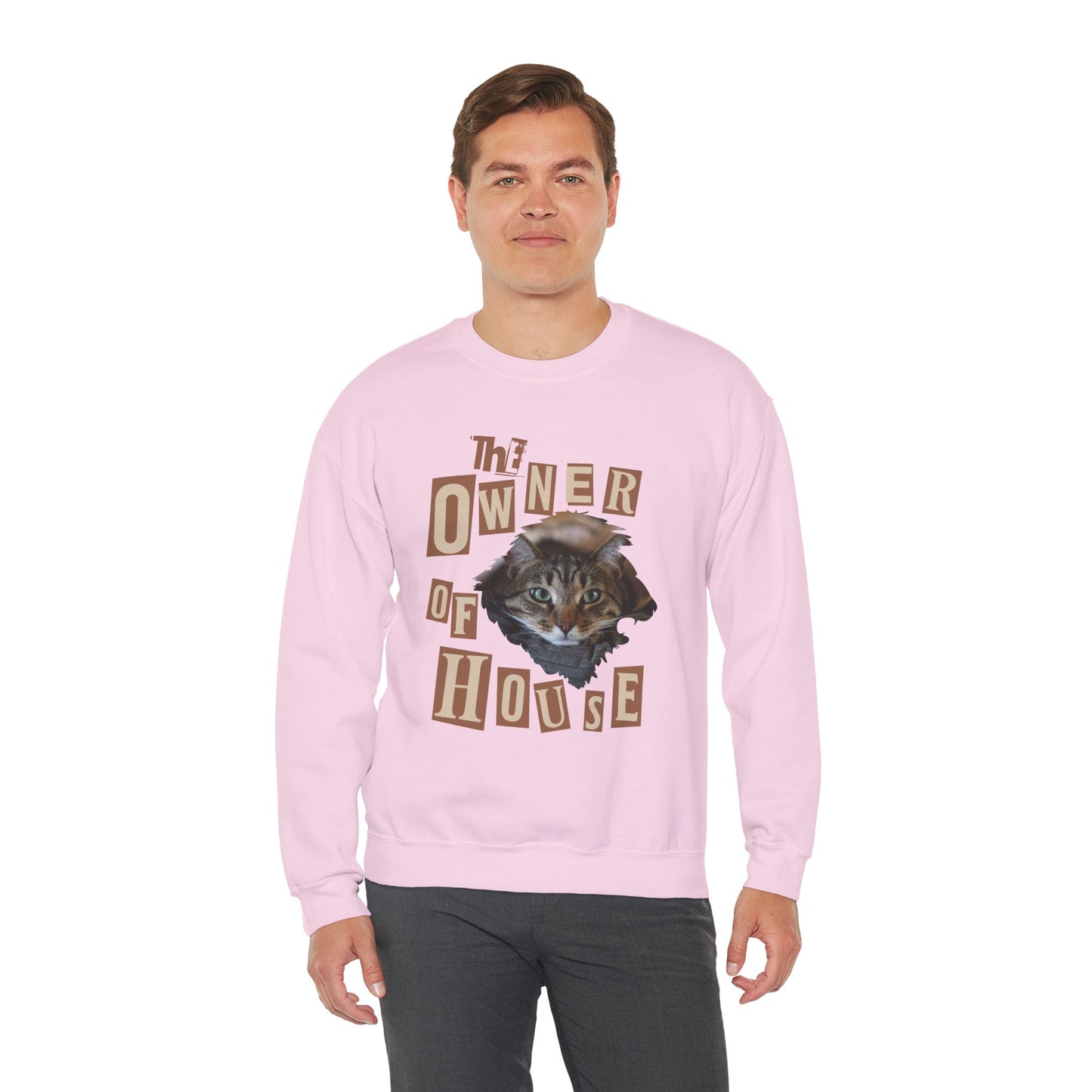 Cat is The Owner of House Unisex Crewneck Sweatshirt