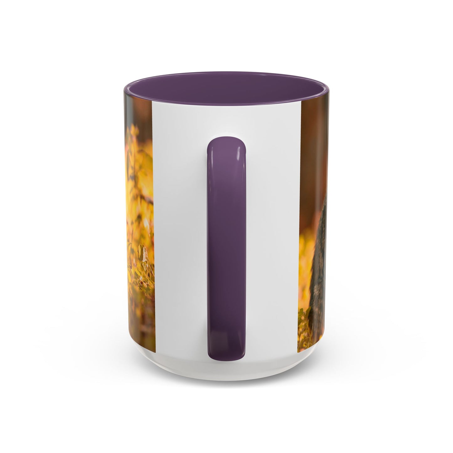 Golden Autumn Cat Coffee Mug - Cute Cat Mug, Nature Lover Gift, Cozy Kitchen Decor, Fall Drinkware, Cat Lover Gift