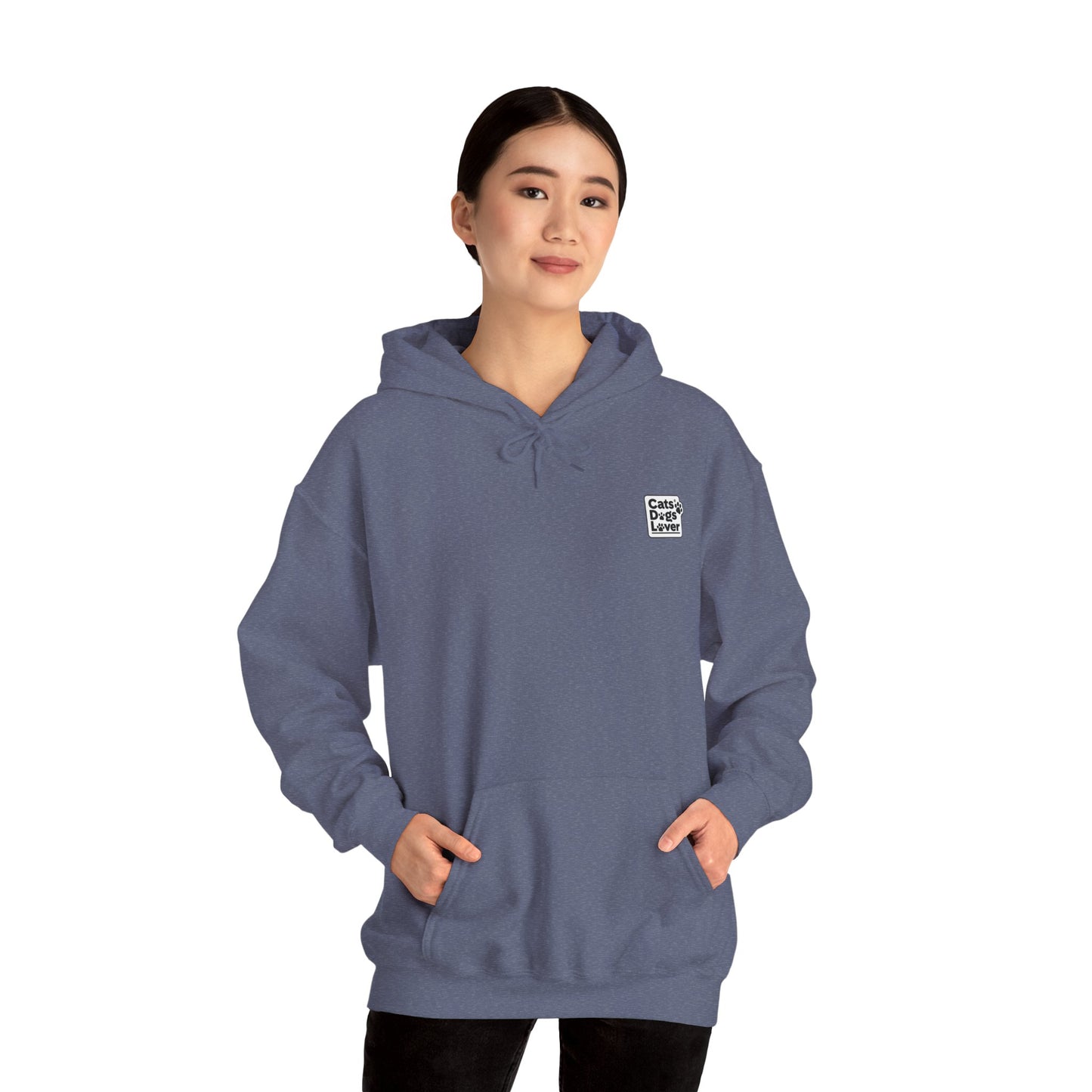 Cozy Cat Lover Hoodie style 1- Unisex Heavy Blend™ Sweatshirt, Purrfect Gift for Pet Owners, Casual Wear, Cat Themed Apparel, Cozy Clothing