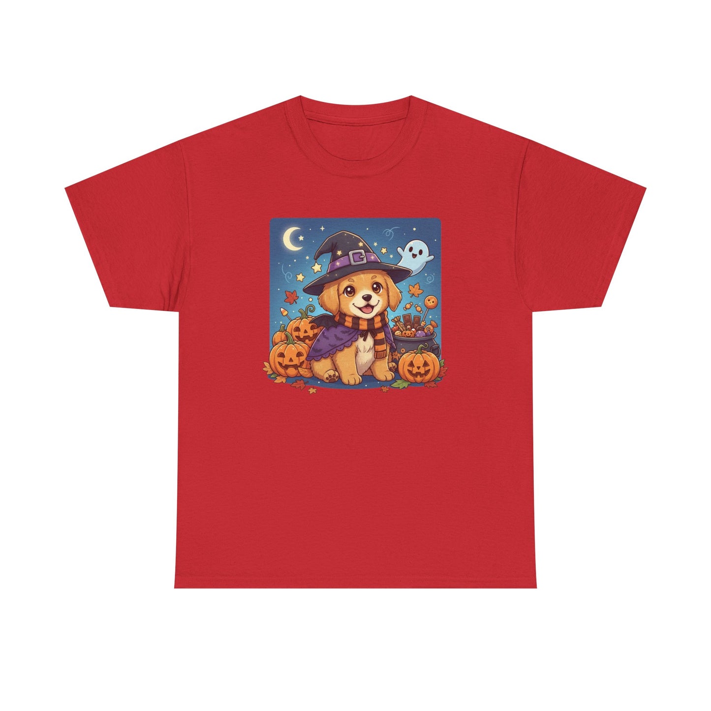 Halloween cute puppy anime style 2 Unisex Tee - Cute Dog T-Shirt for Pet Lovers, Dog Owners, Sports Enthusiasts, Gifts for Animal Lovers, Casual Everyday Wear