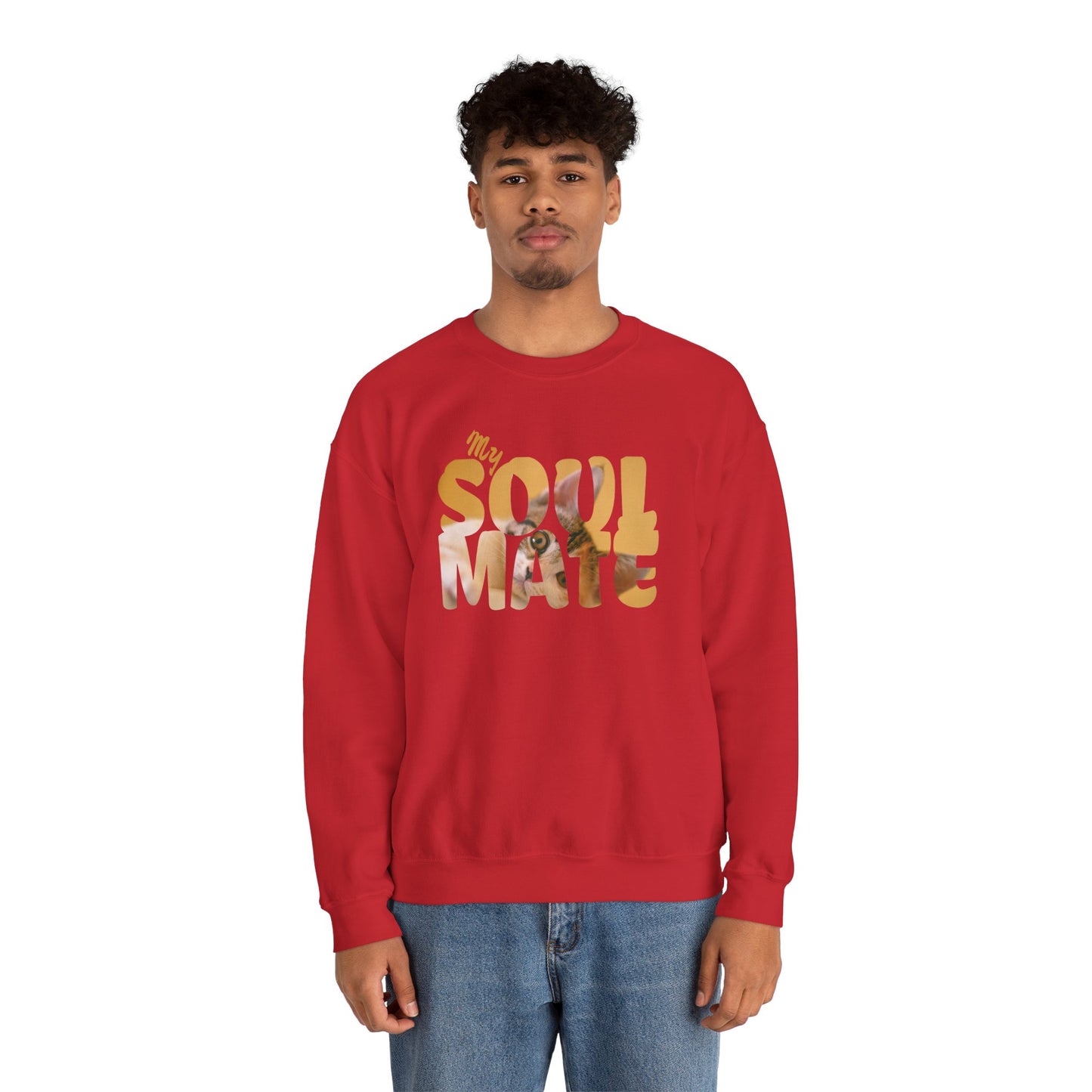 Cat My Soulmate Unisex Crewneck Sweatshirt