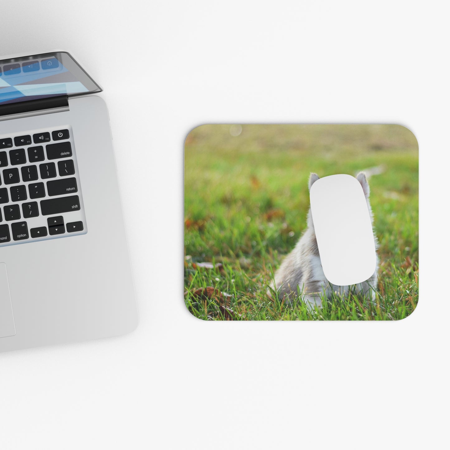 Adorable Husky Puppy Mouse Pad, Pet Lover Gift, Office Decor, Animal Lover Accessory, Cute Desk Accessories