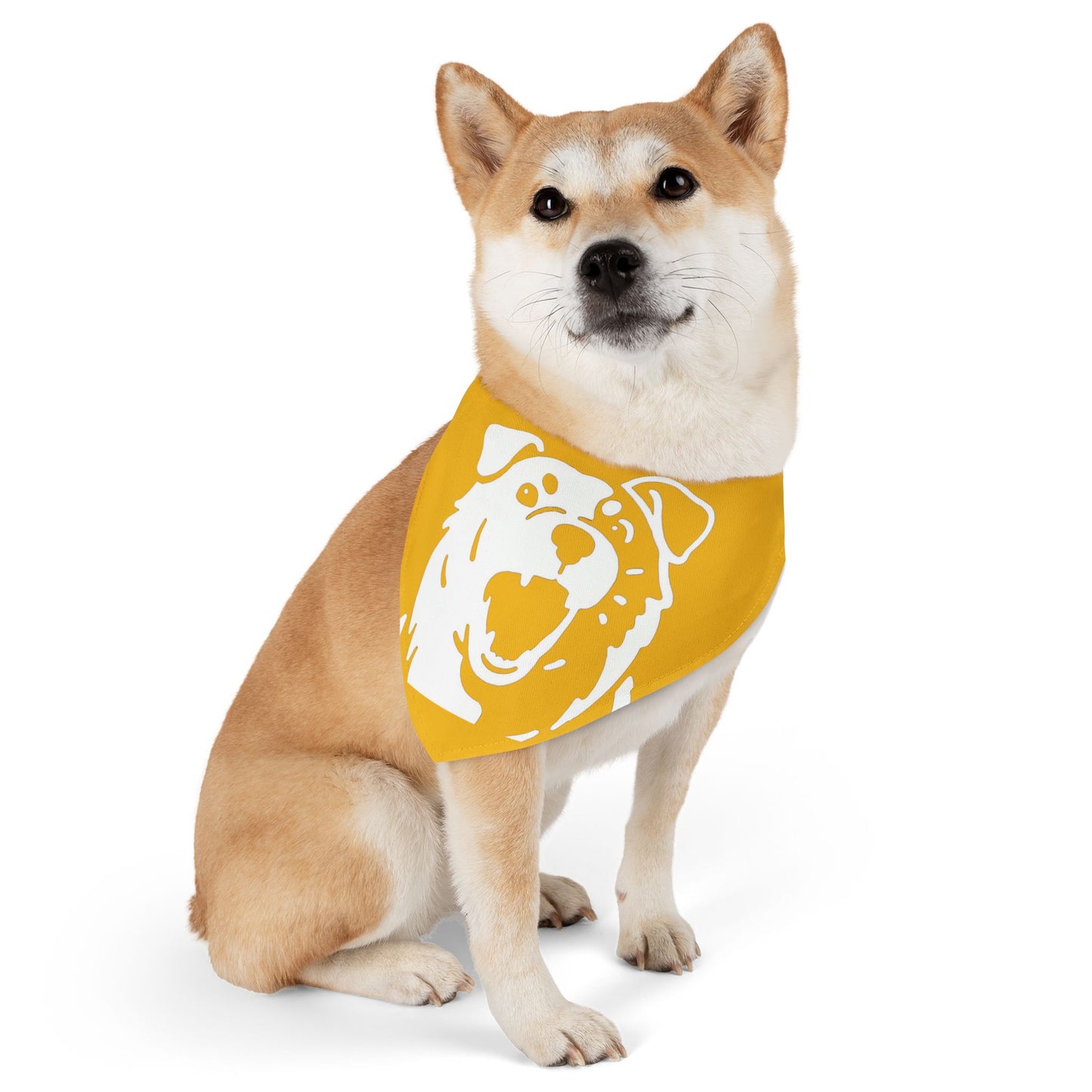 Yellow Dog Bandana Collar – Dog Accessory, Great for Playtime, Pet Parties, Dog Walks, Halloween Costumes, and Summer Fun