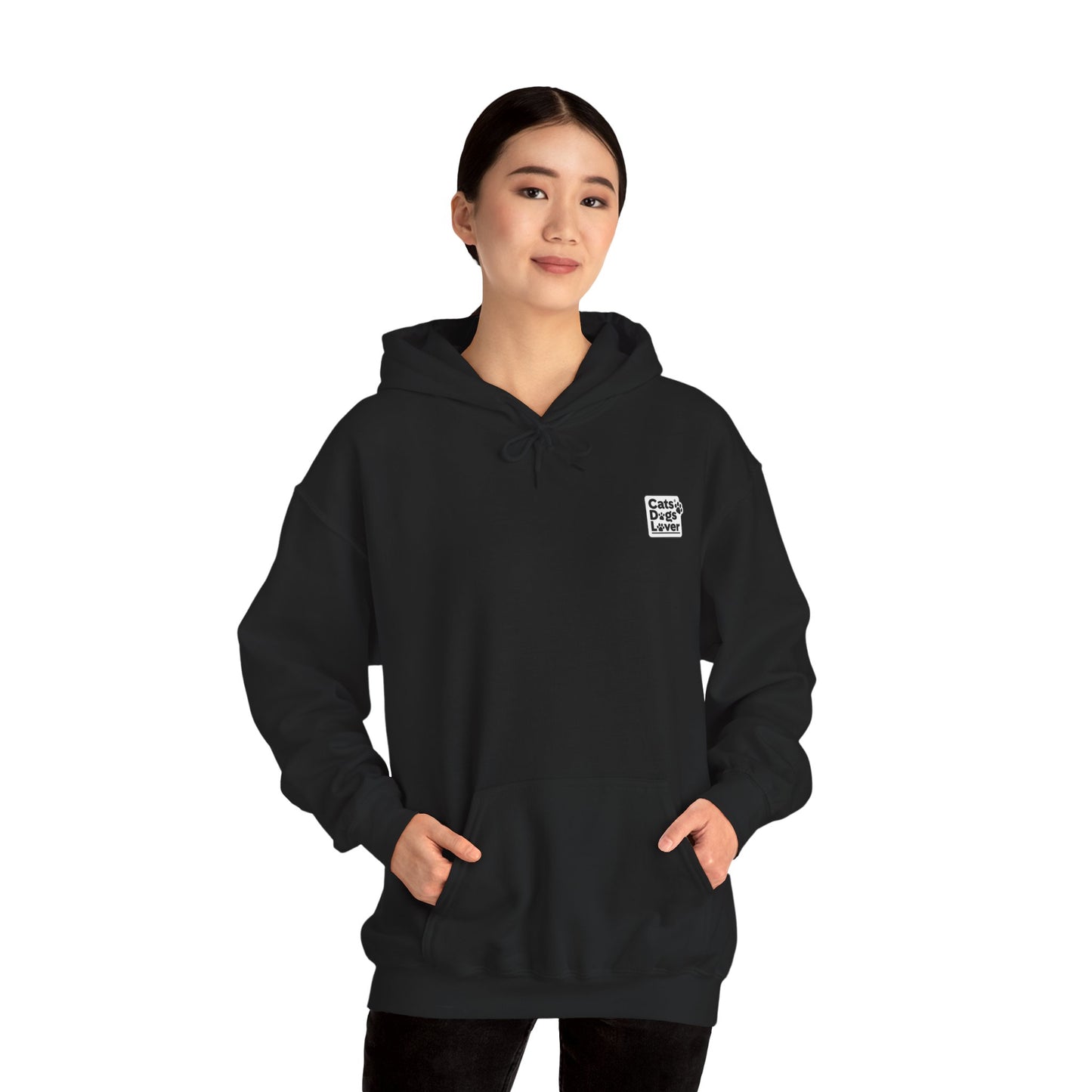 Cozy Cat Lover Hoodie style 1- Unisex Heavy Blend™ Sweatshirt, Purrfect Gift for Pet Owners, Casual Wear, Cat Themed Apparel, Cozy Clothing