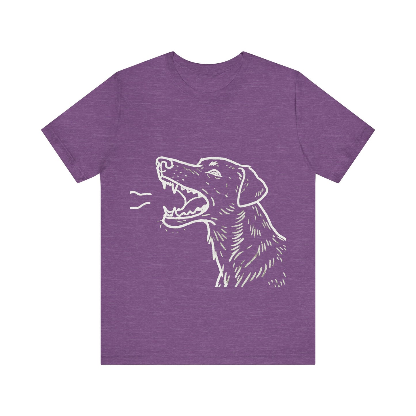 Dog Lover's Unisex Short Sleeve Tee outlined style 1 | Pet Enthusiast Shirt, Gift for Dog Lovers, Animal Lovers Apparel, Casual Wear, Fun Dog Graphic T-Shirt