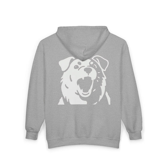 Dog Head Graphic Unisex Heavy Blend Full Zip Hoodie style 1