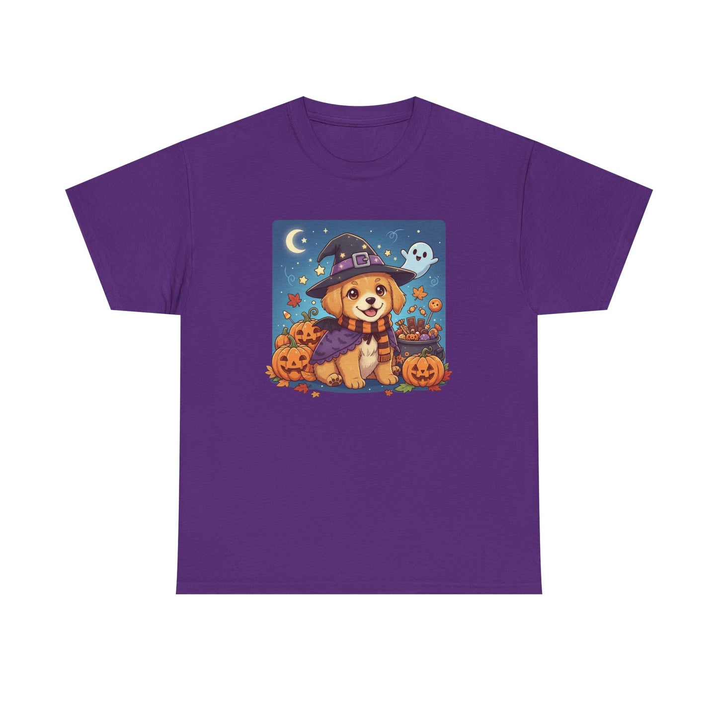 Halloween cute puppy anime style 2 Unisex Tee - Cute Dog T-Shirt for Pet Lovers, Dog Owners, Sports Enthusiasts, Gifts for Animal Lovers, Casual Everyday Wear