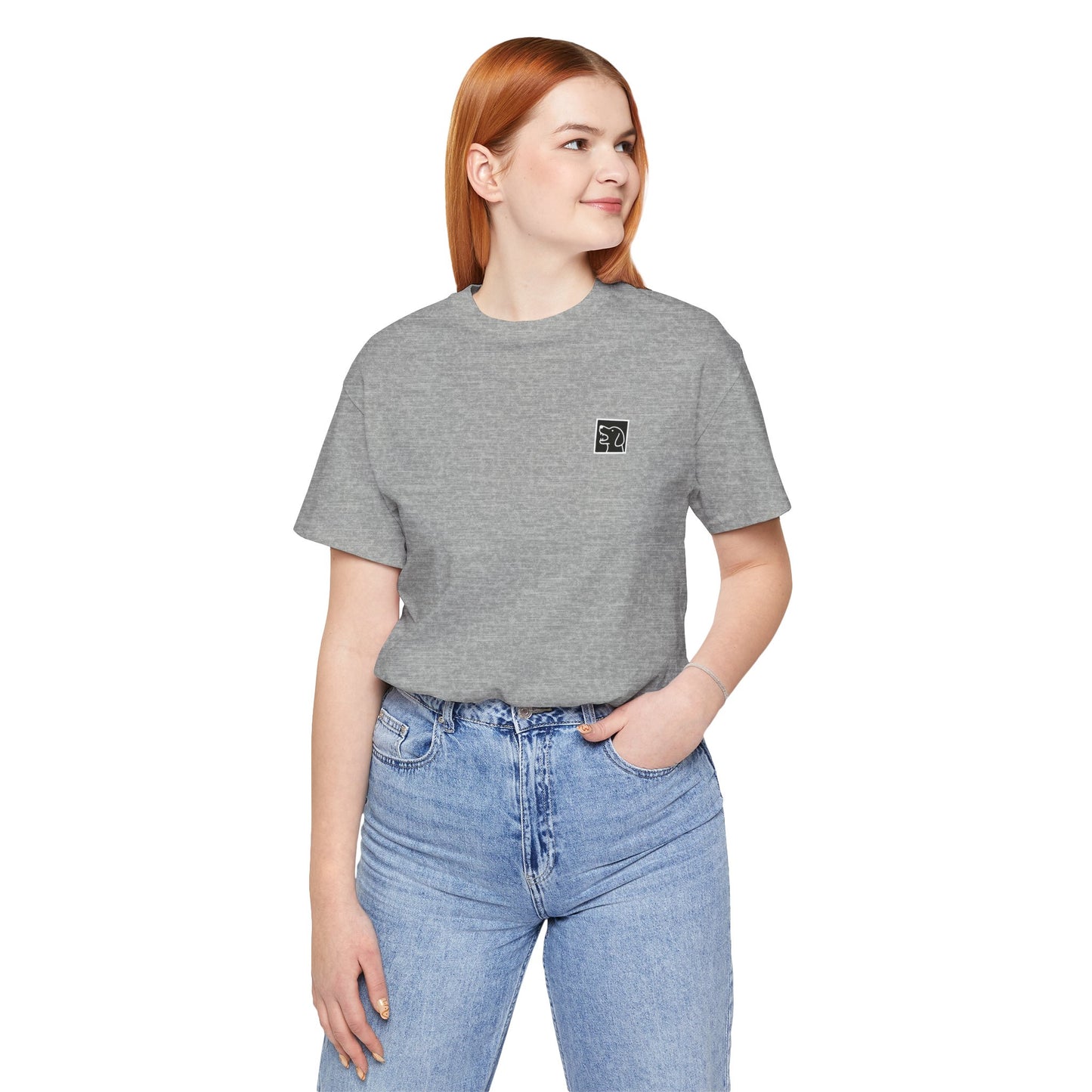 Dog Lover's Unisex Short Sleeve Tee Dog Head style | Pet Enthusiast Shirt, Gift for Dog Lovers, Animal Lovers Apparel, Casual Wear, Fun Dog Graphic T-Shirt