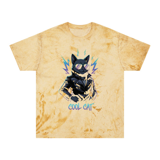 Cool Cat Unique Style Graphic Unisex T-Shirt Colorful