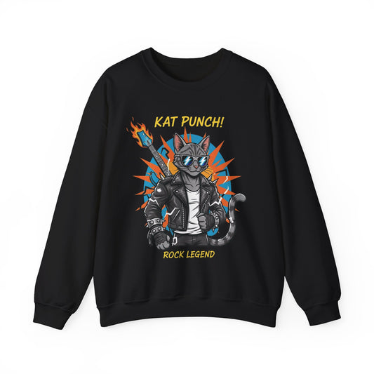 Cool Cat Unisex Heavy Blend Crewneck Sweatshirt style 1