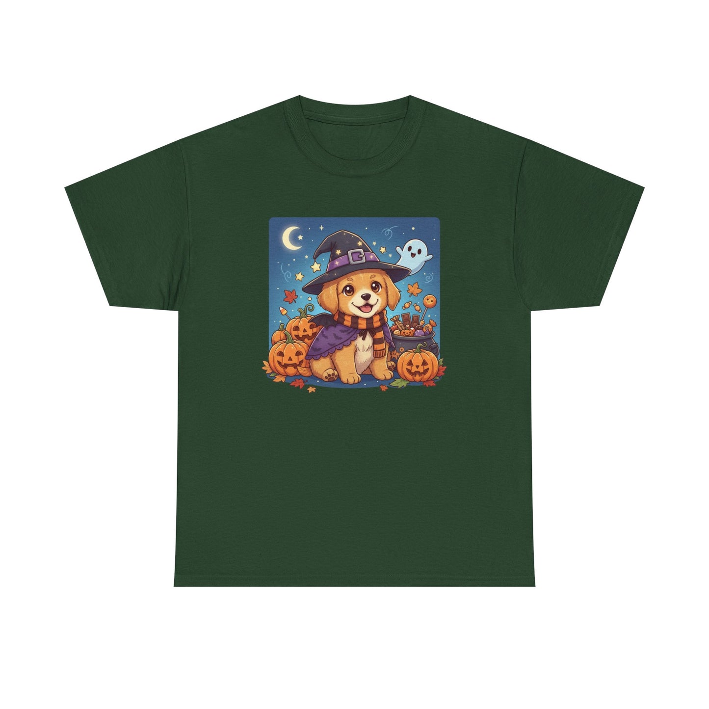 Halloween cute puppy anime style 2 Unisex Tee - Cute Dog T-Shirt for Pet Lovers, Dog Owners, Sports Enthusiasts, Gifts for Animal Lovers, Casual Everyday Wear