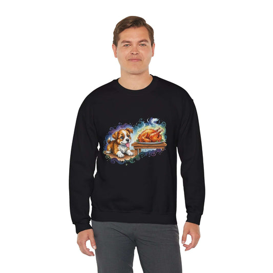 Watercolor Dog painting Unisex Crewneck Sweatshirt style 3