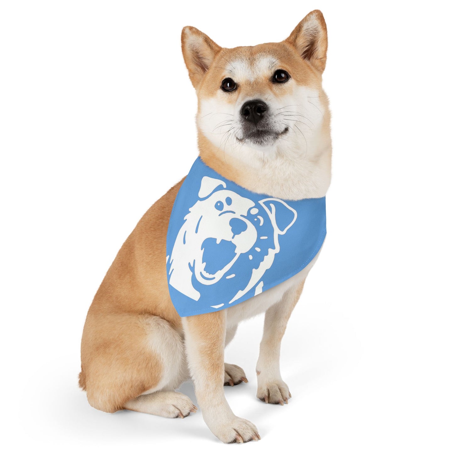 Blue Dog Bandana Collar – Dog Accessory, Great for Playtime, Pet Parties, Dog Walks, Halloween Costumes, and Summer Fun