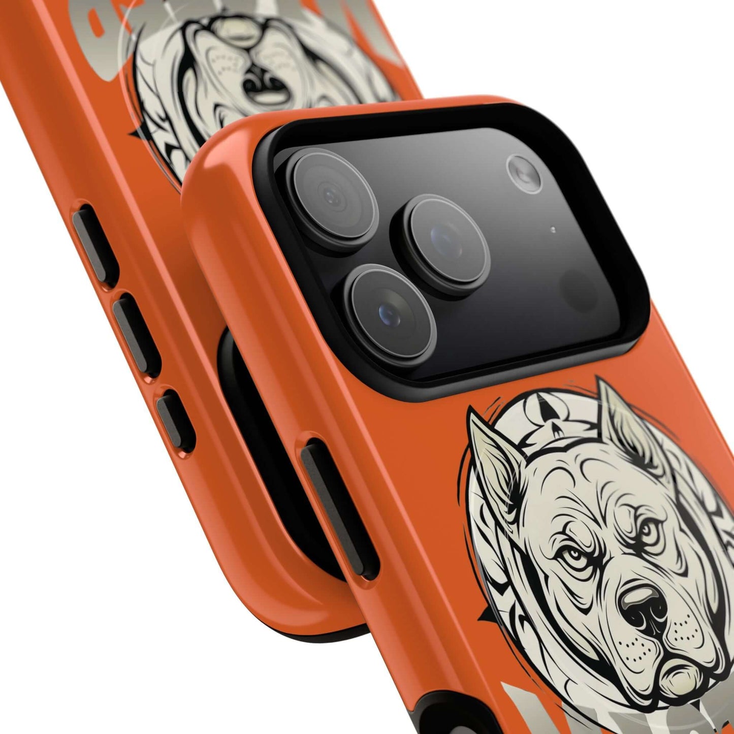 Master Dog Orange Tough Magnetic Protective Case iPhone 17 series