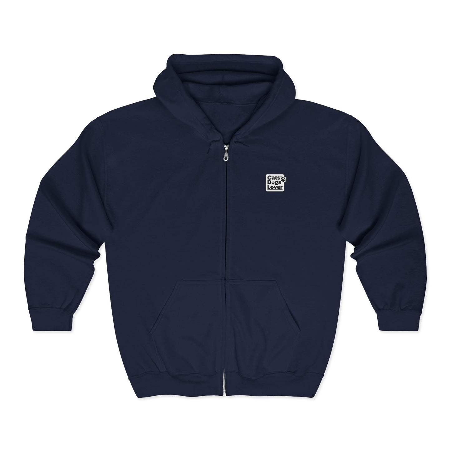 Cat Lover style 1 Unisex Full Zip Hoodie - Cozy, Customizable Sweatshirt Perfect for Gifting, Casual Wear, Fall/Winter Essentials, Lounge