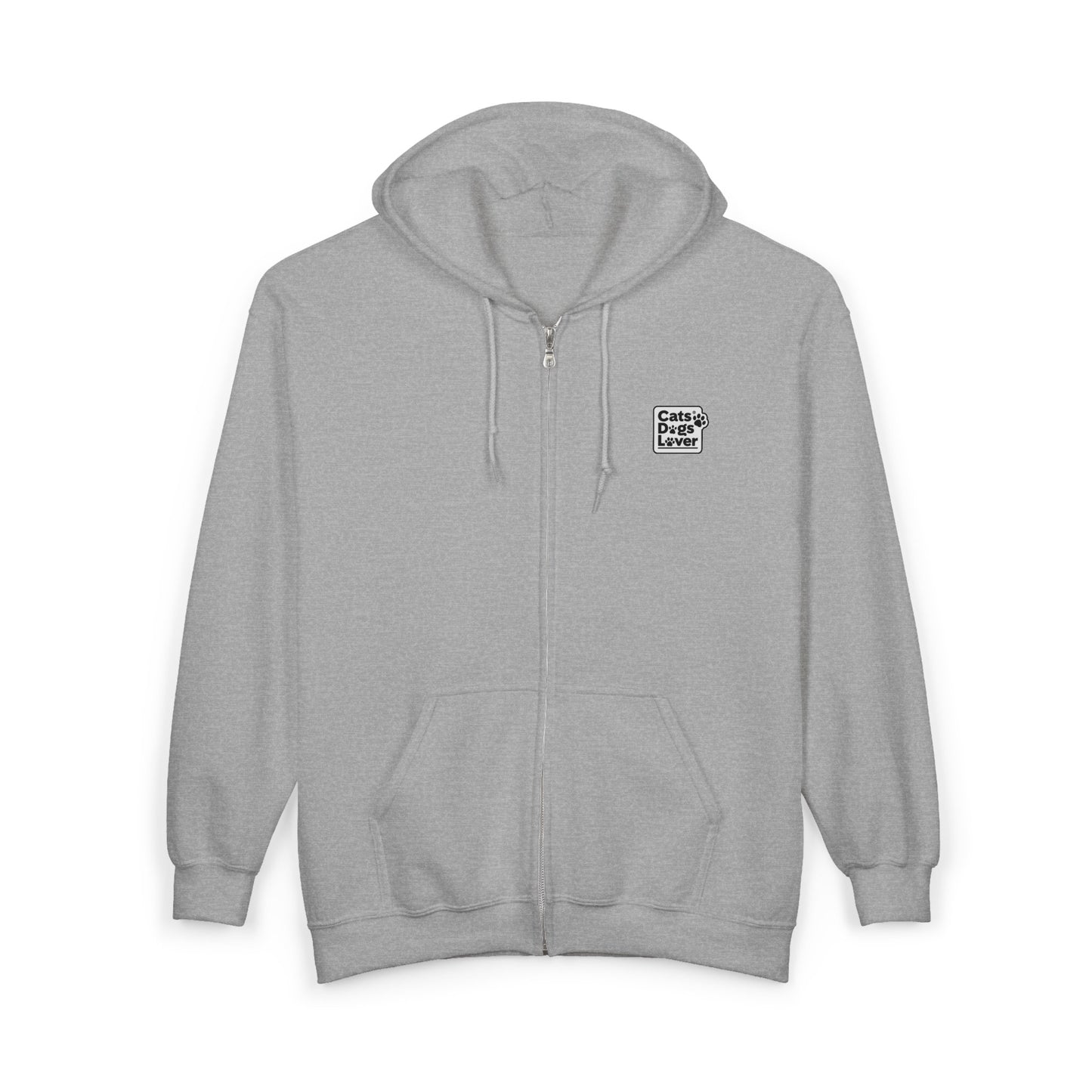 Dog Lover style 2 Unisex Full Zip Hoodie - Cozy, Customizable Sweatshirt Perfect for Gifting, Casual Wear, Fall/Winter Essentials, Lounge