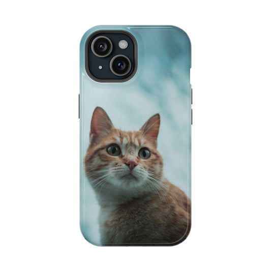 Cute Cat Photo Magnetic Impact-Resistant iPhone Case style 1