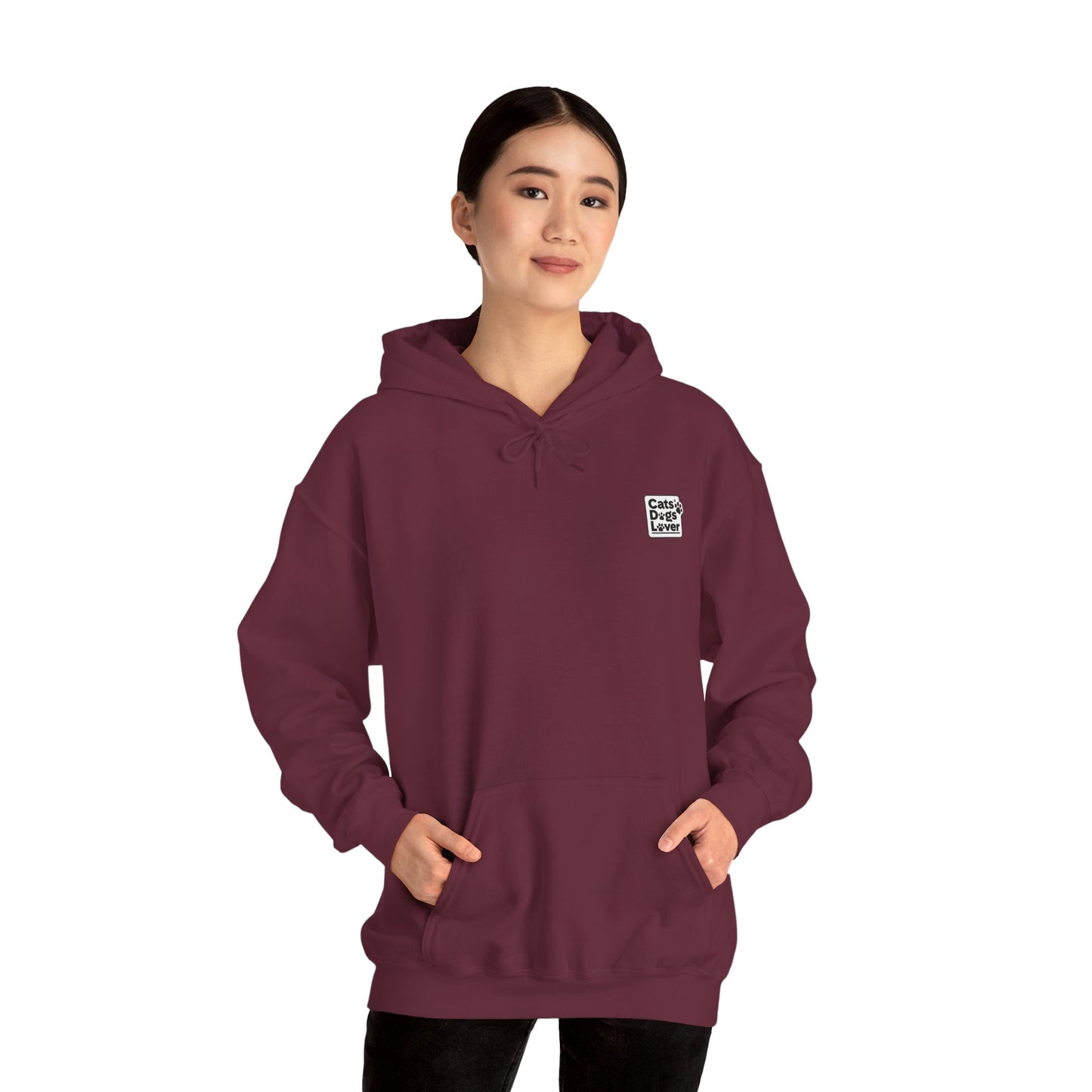 Cozy Cat Lover Hoodie style 1- Unisex Heavy Blend™ Sweatshirt, Purrfect Gift for Pet Owners, Casual Wear, Cat Themed Apparel, Cozy Clothing