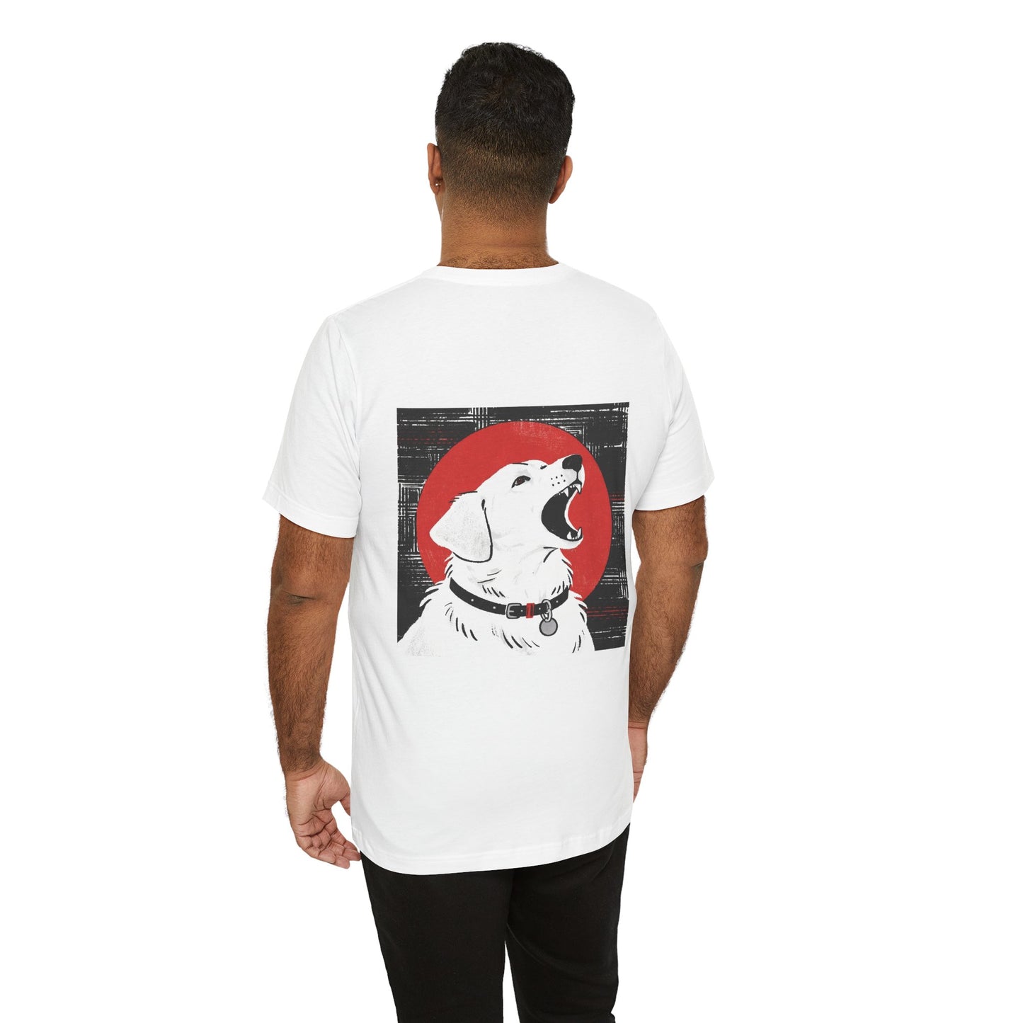 Dog Lover's Unisex Short Sleeve Tee Dog Head style | Pet Enthusiast Shirt, Gift for Dog Lovers, Animal Lovers Apparel, Casual Wear, Fun Dog Graphic T-Shirt