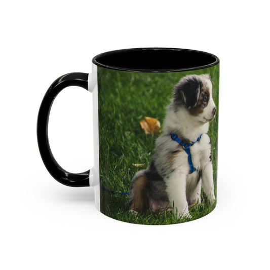 Dog Photo Accent Coffee Mug 11oz 15oz