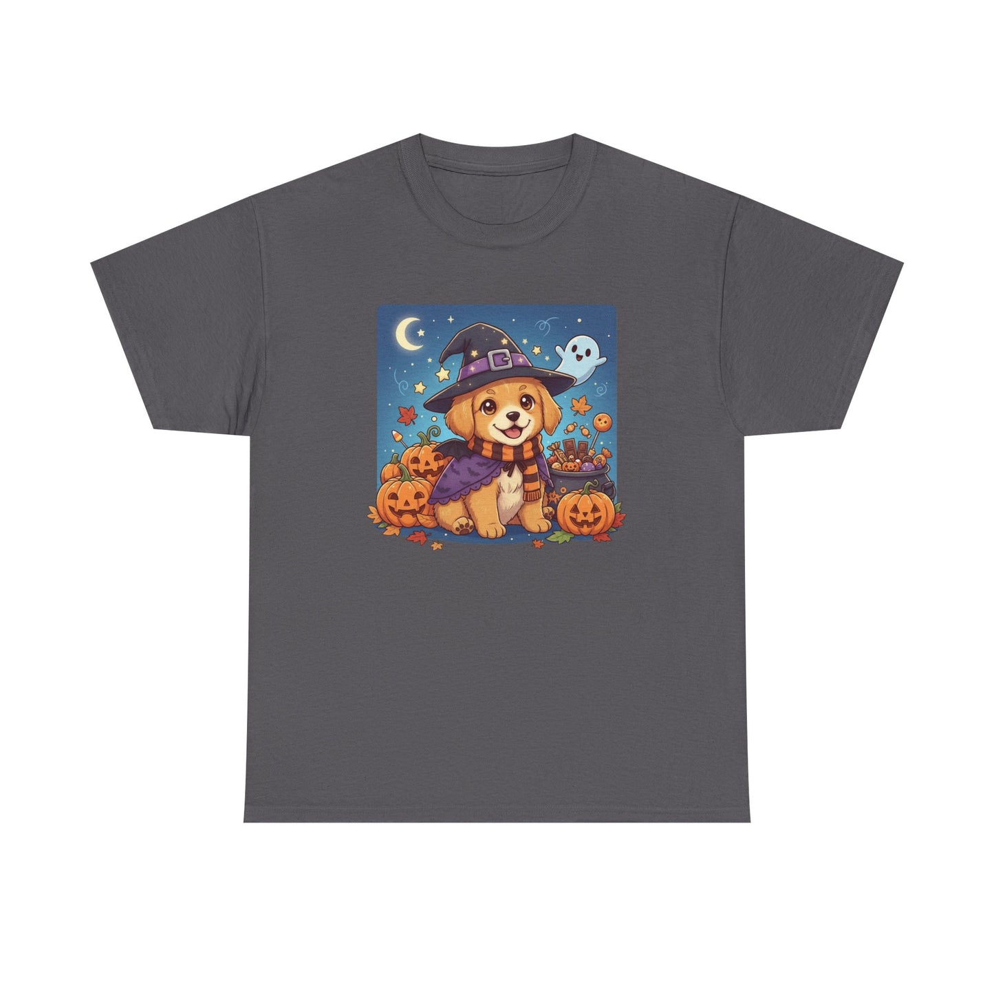 Halloween cute puppy anime style 2 Unisex Tee - Cute Dog T-Shirt for Pet Lovers, Dog Owners, Sports Enthusiasts, Gifts for Animal Lovers, Casual Everyday Wear