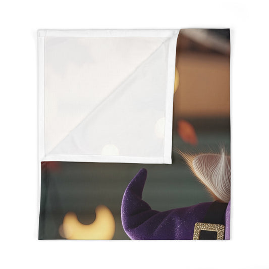 Halloween Cat Baby Swaddle Blanket Cute Nursery Decor