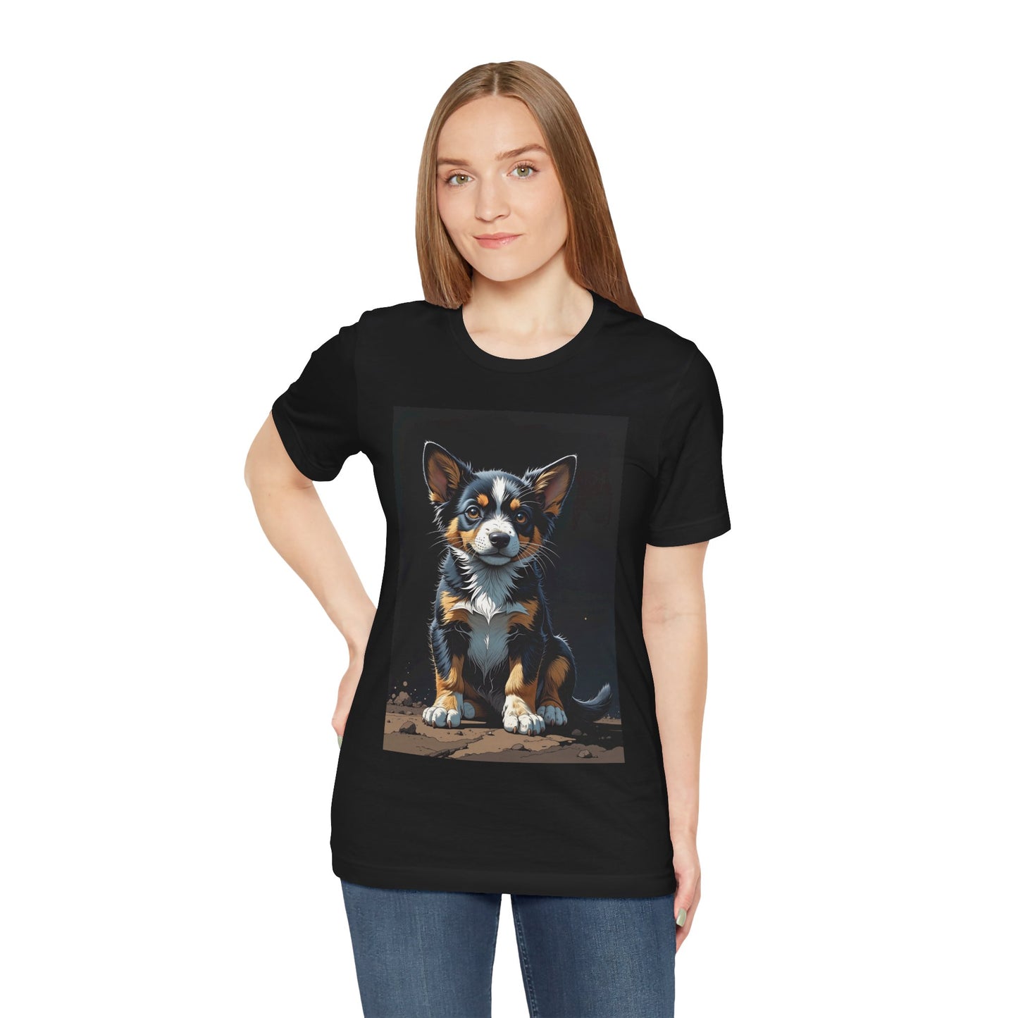 Cute Corgi Short Sleeve Tee - Pet Lover Shirt, Dog Apparel, Animal Gift, Casual Wear, Gift for Dog Owners