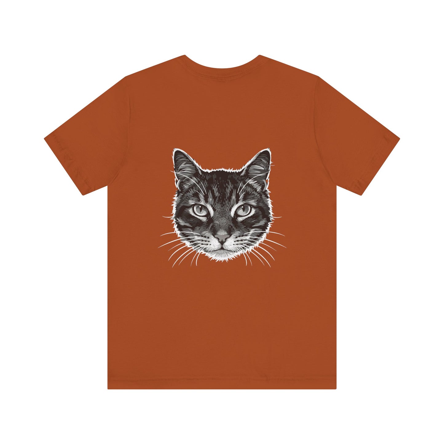 Cat Lover Unisex Tee Cat Head style 1, Perfect Gift for Pet Owners, Vintage Cat Design, Graphic T-shirt, Animal Lover, Casual Wear, Birthday Gift