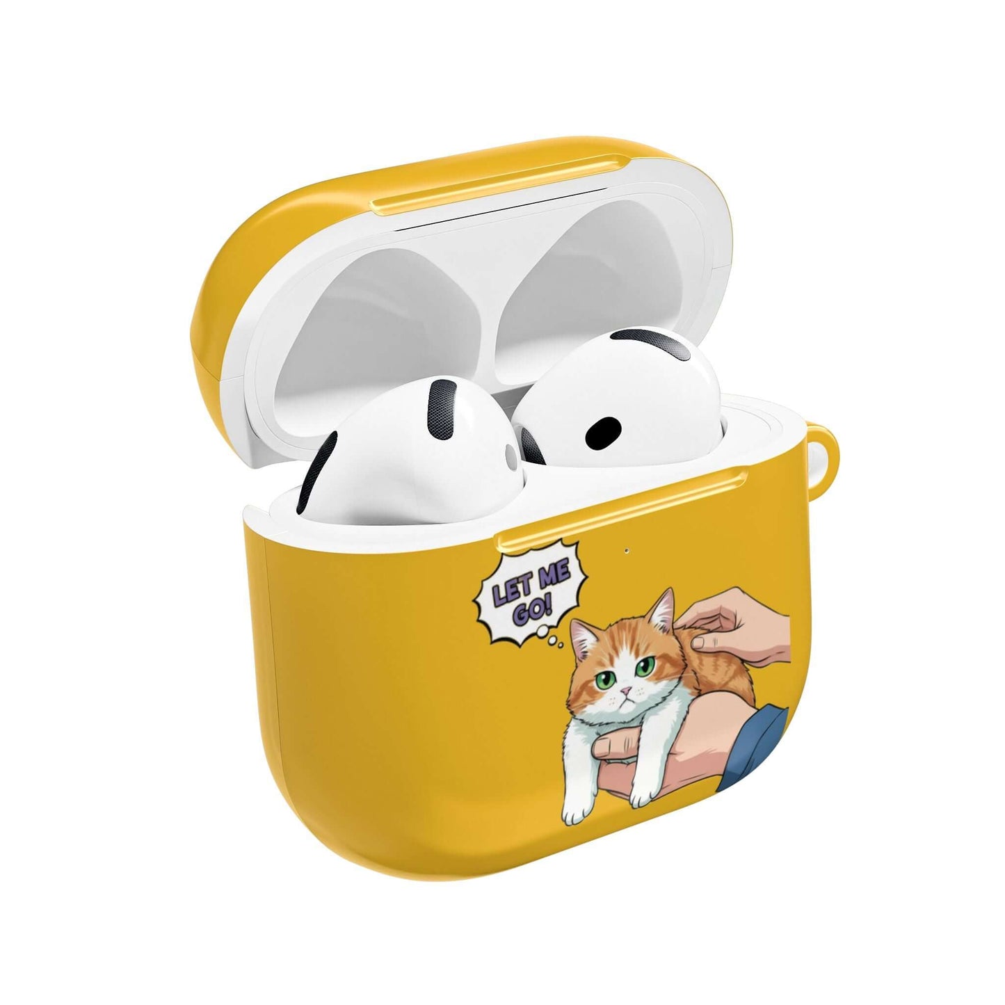 Let Me Go - Cute Cats AirPods Gen 4 Case style 2