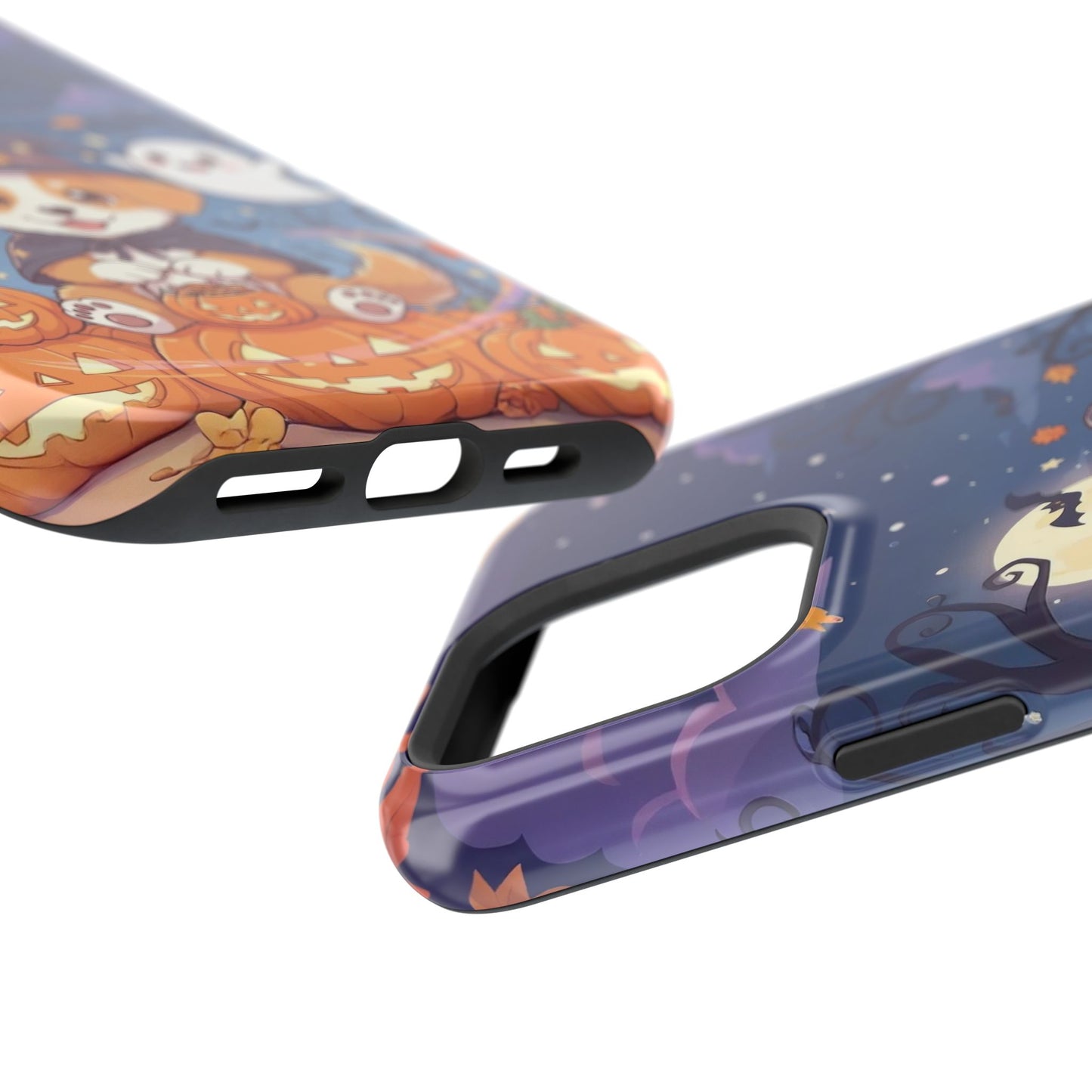 Halloween cute puppy anime style 3 Magnetic Impact-Resistant Phone Case, Cute Dog Design, Pet Owner Gift, Animal Lover Accessory, Birthday Gift for Dog Lovers