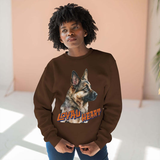 Loyal Heart Dog Lover Unisex Crewneck Sweatshirt style 2
