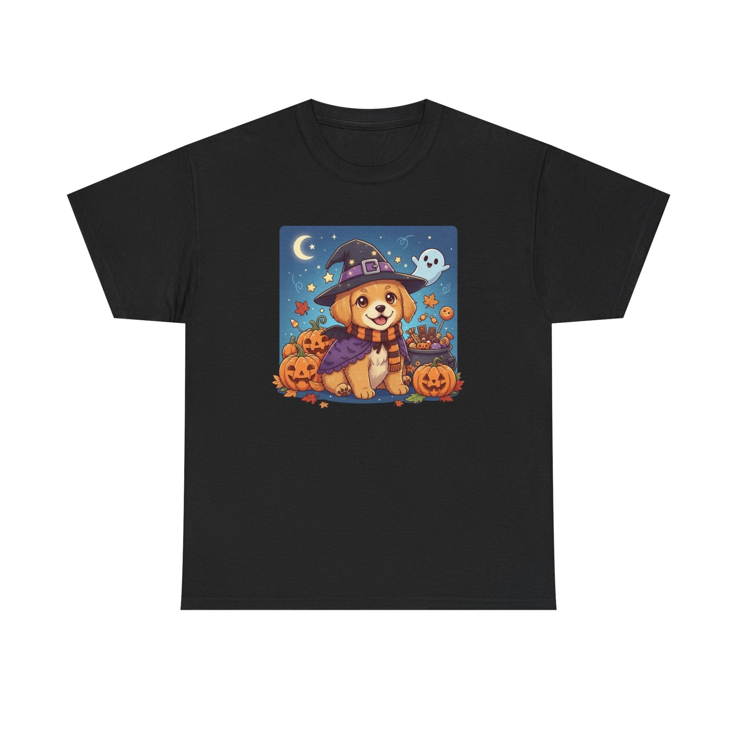 Halloween cute puppy anime style 2 Unisex Tee - Cute Dog T-Shirt for Pet Lovers, Dog Owners, Sports Enthusiasts, Gifts for Animal Lovers, Casual Everyday Wear