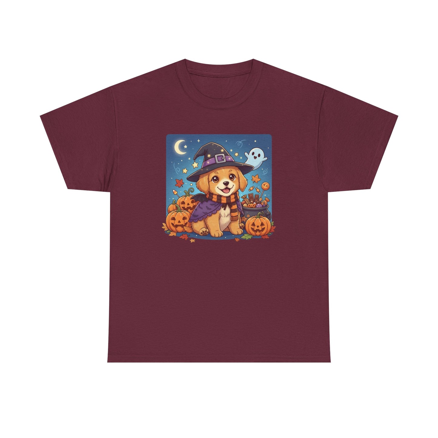 Halloween cute puppy anime style 2 Unisex Tee - Cute Dog T-Shirt for Pet Lovers, Dog Owners, Sports Enthusiasts, Gifts for Animal Lovers, Casual Everyday Wear