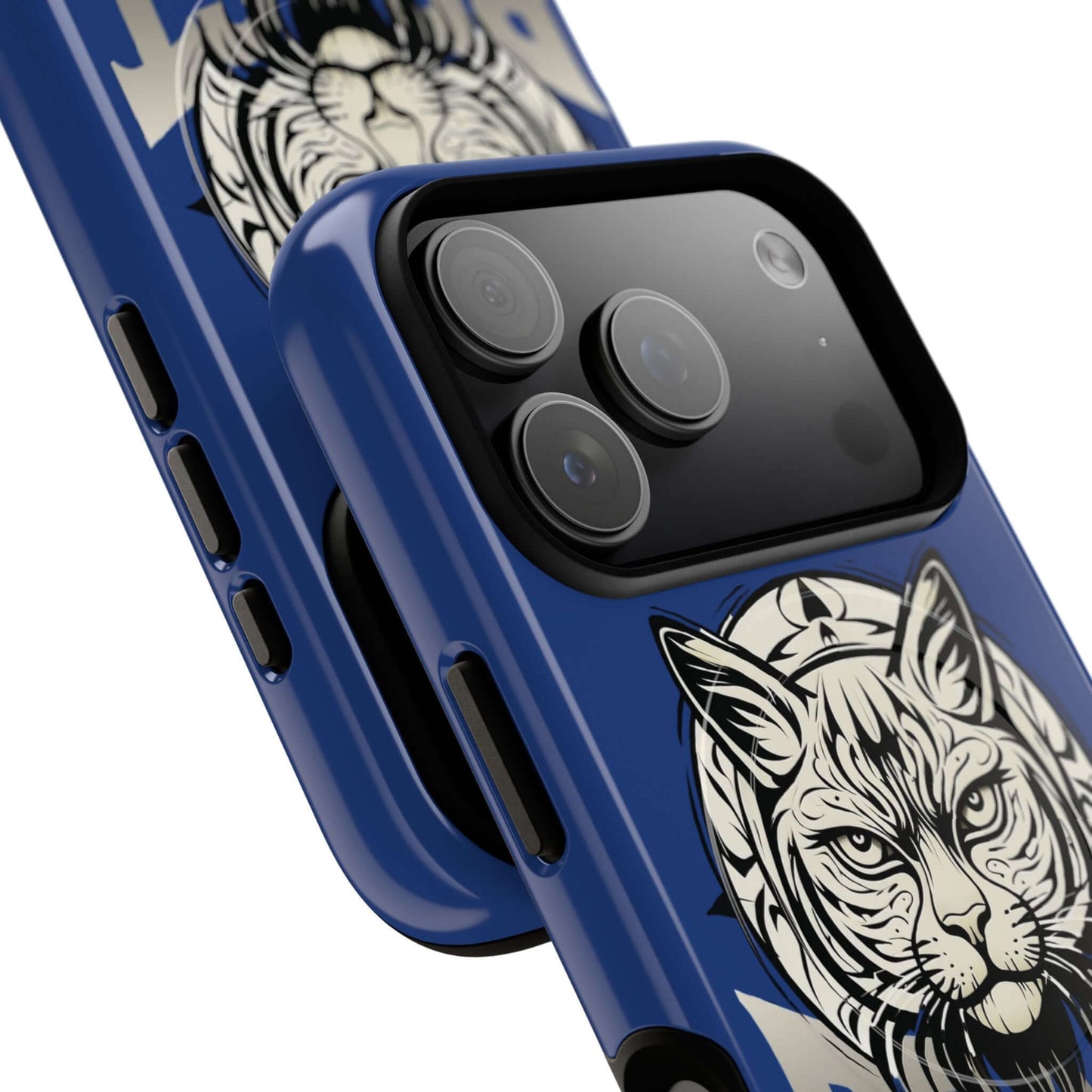 Beast Cat Blue Tough Magnetic Protective Case iPhone 17 series
