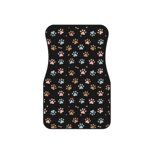 Dog Paw pattern Car Mats Set of 4 for Dog Lovers