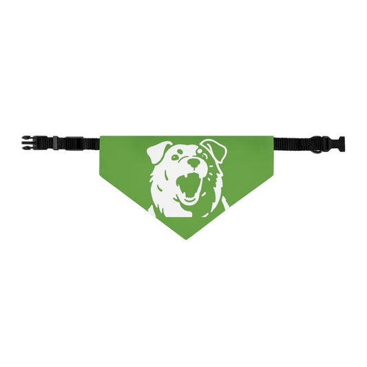 Dog Head Bandana Collar Cats and Dogs Accessory Green