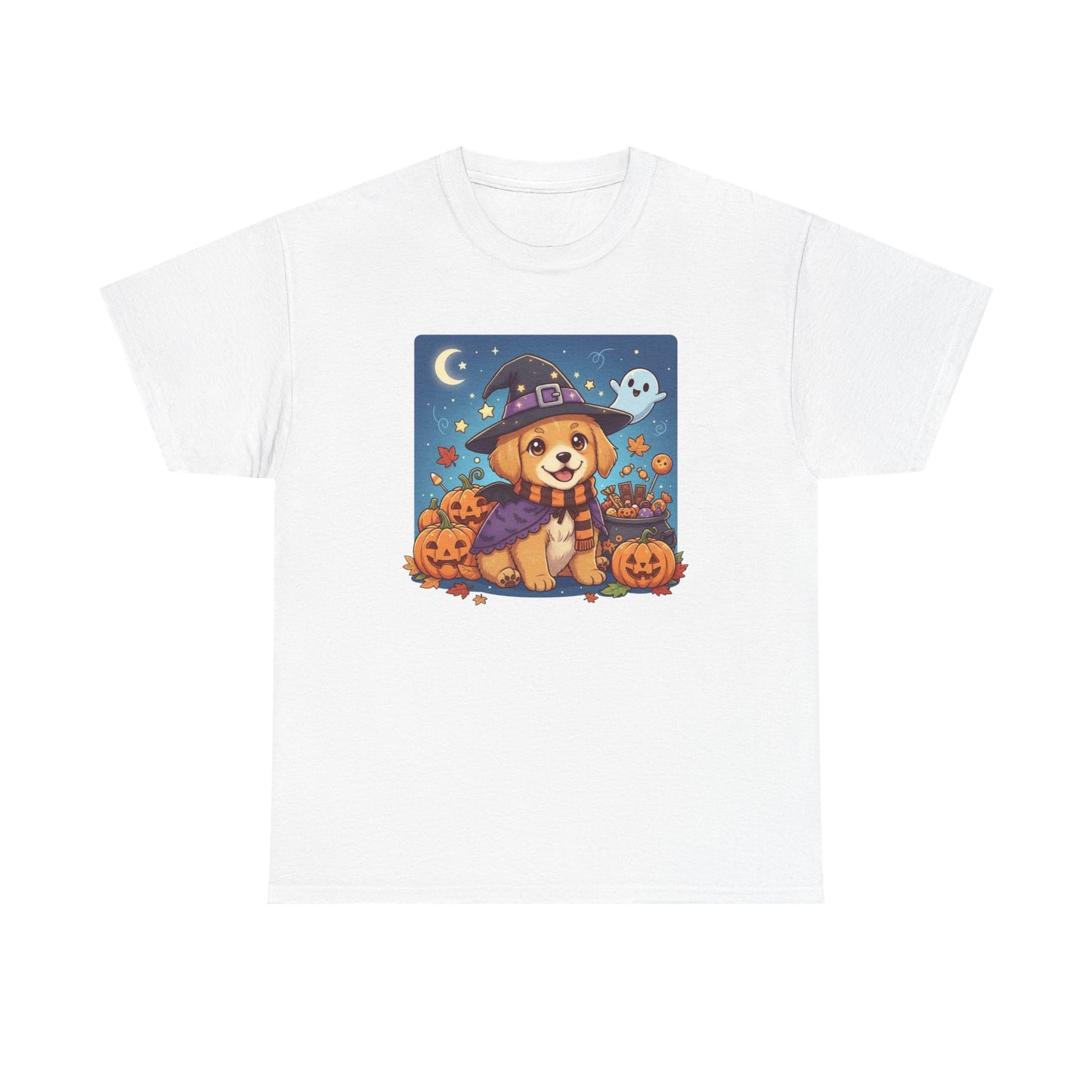 Halloween cute puppy anime style 2 Unisex Tee - Cute Dog T-Shirt for Pet Lovers, Dog Owners, Sports Enthusiasts, Gifts for Animal Lovers, Casual Everyday Wear