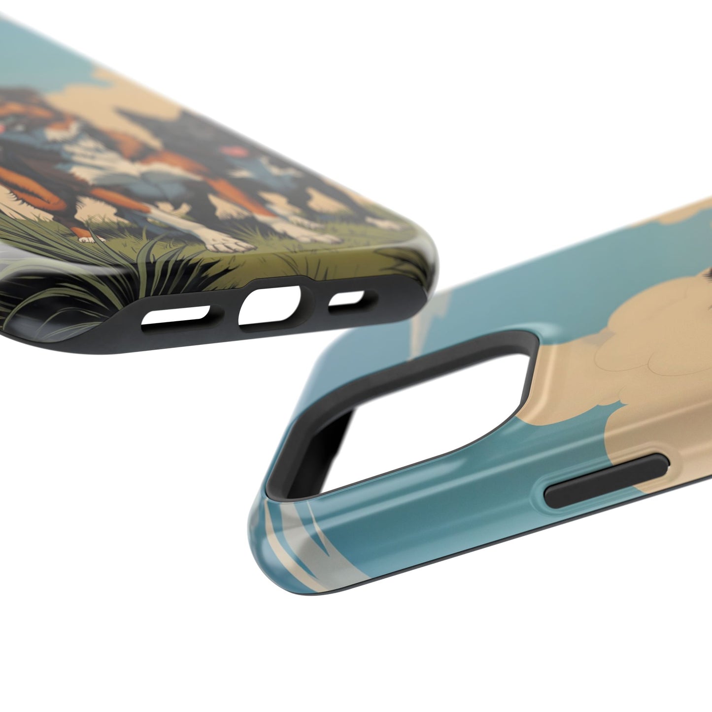 Dog Lovers' Magnetic Impact-Resistant Phone Case comic style 2, Cute Dog Design, Pet Owner Gift, Animal Lover Accessory, Birthday Gift for Dog Lovers