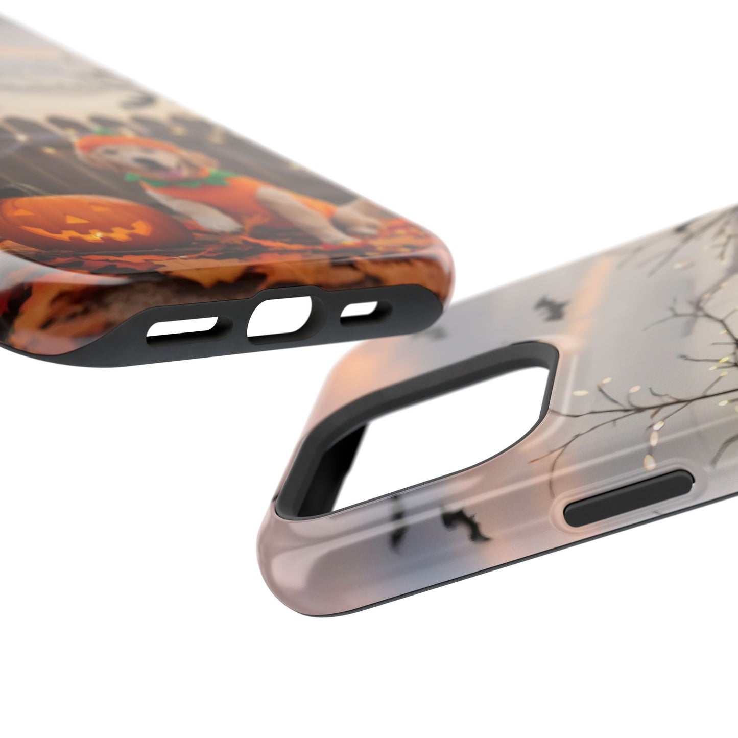Halloween cute puppy photo style 4 Magnetic Impact-Resistant Phone Case, Cute Dog Design, Pet Owner Gift, Animal Lover Accessory, Birthday Gift for Dog Lovers