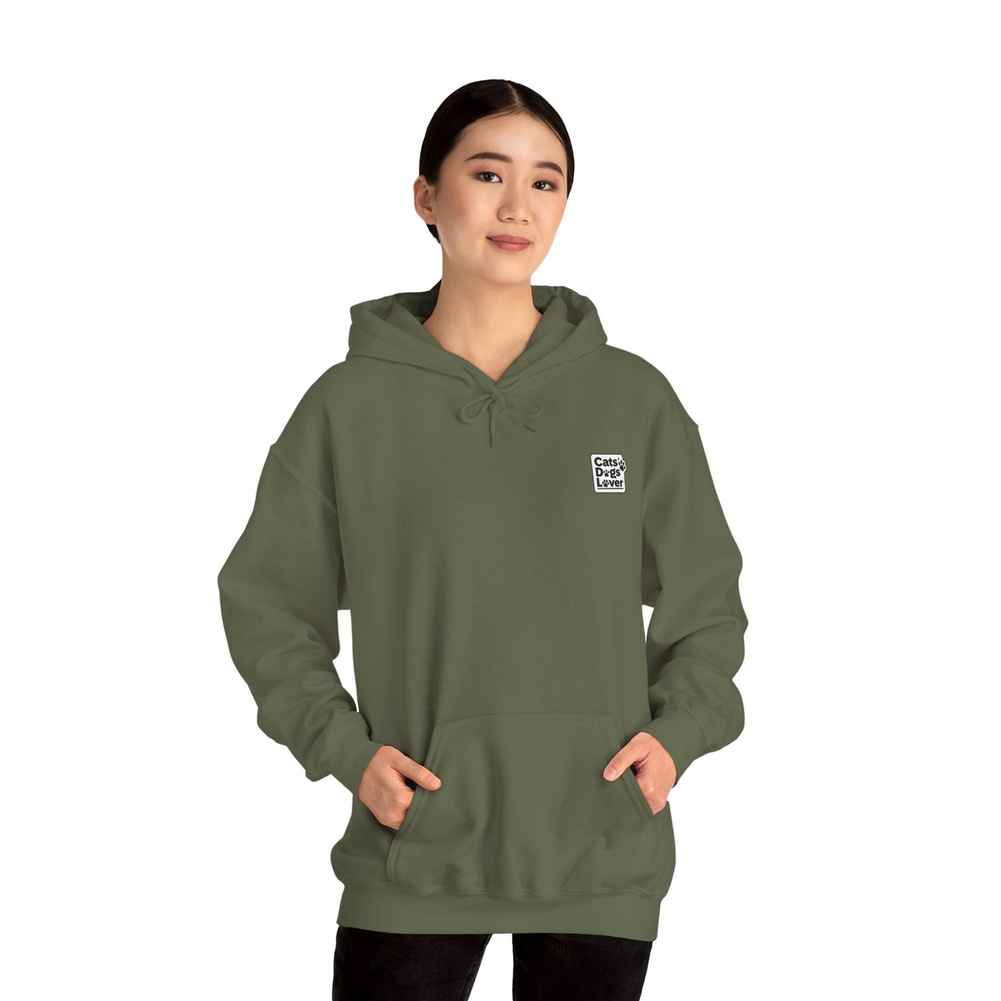 Cozy Cat Lover Hoodie style 1- Unisex Heavy Blend™ Sweatshirt, Purrfect Gift for Pet Owners, Casual Wear, Cat Themed Apparel, Cozy Clothing