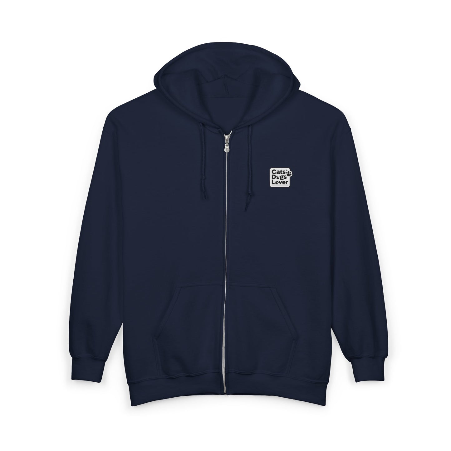 Cat Lover style 2 Unisex Full Zip Hoodie - Cozy, Customizable Sweatshirt Perfect for Gifting, Casual Wear, Fall/Winter Essentials, Lounge