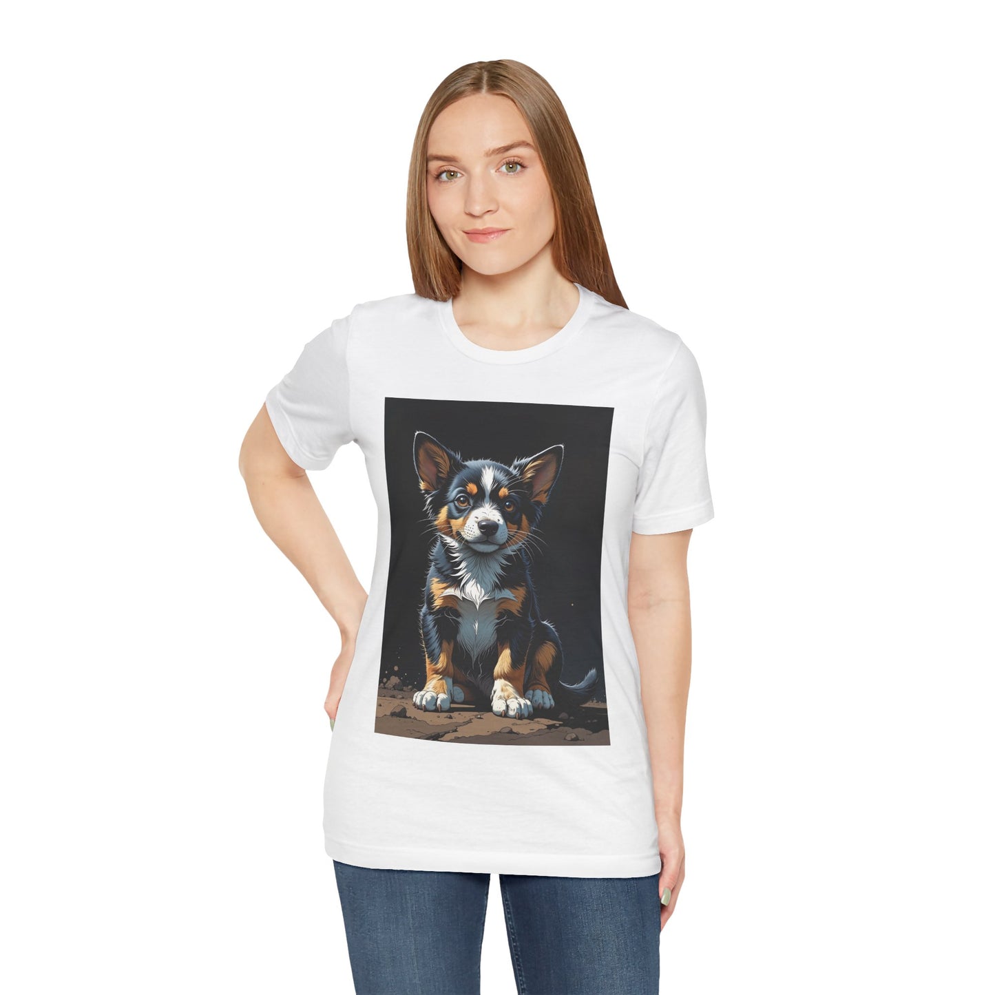 Cute Corgi Short Sleeve Tee - Pet Lover Shirt, Dog Apparel, Animal Gift, Casual Wear, Gift for Dog Owners