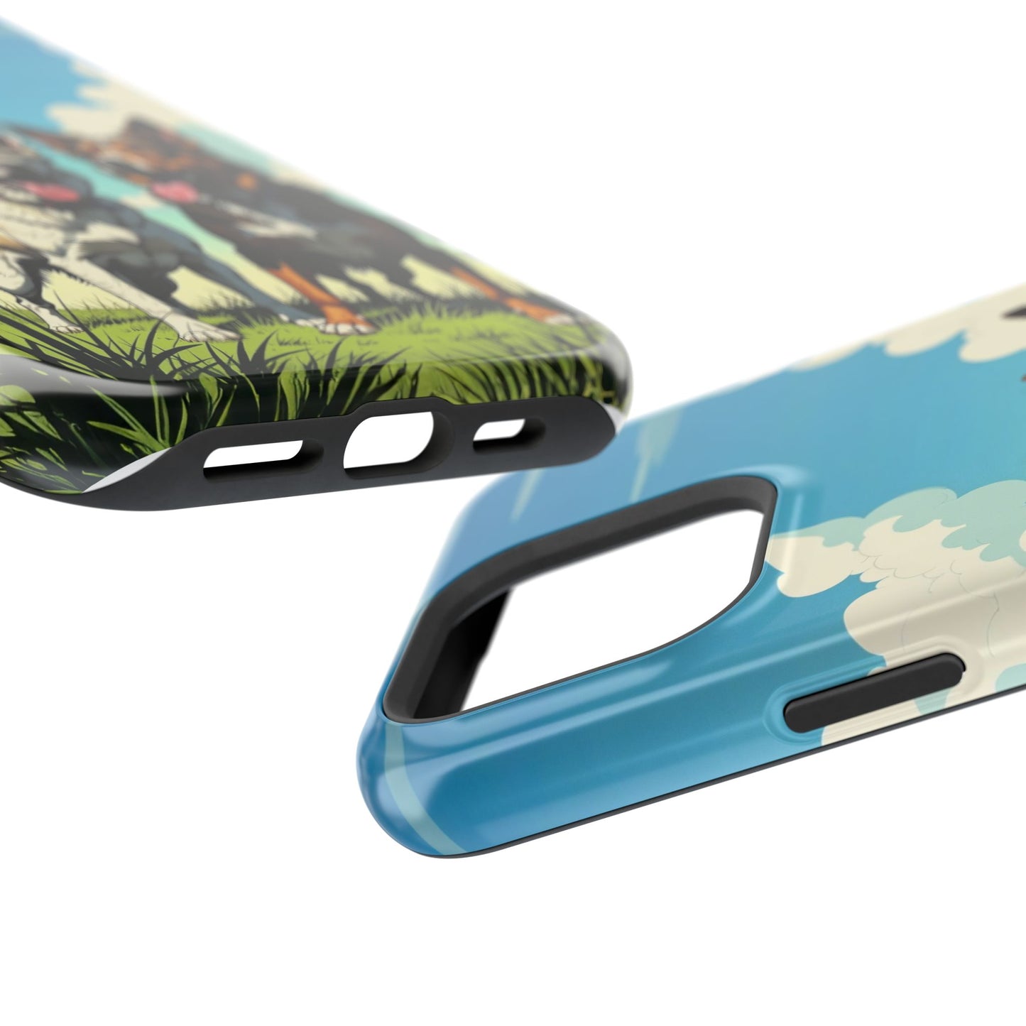 Dog Lovers' Magnetic Impact-Resistant Phone Case comic style 1, Cute Dog Design, Pet Owner Gift, Animal Lover Accessory, Birthday Gift for Dog Lovers