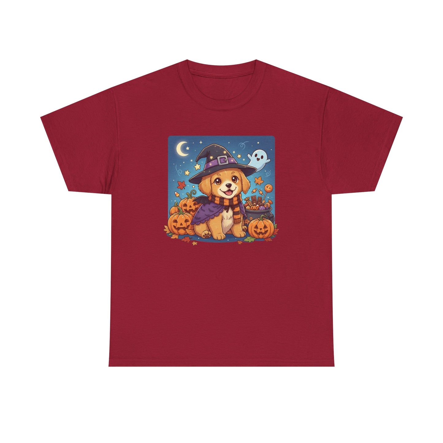 Halloween cute puppy anime style 2 Unisex Tee - Cute Dog T-Shirt for Pet Lovers, Dog Owners, Sports Enthusiasts, Gifts for Animal Lovers, Casual Everyday Wear