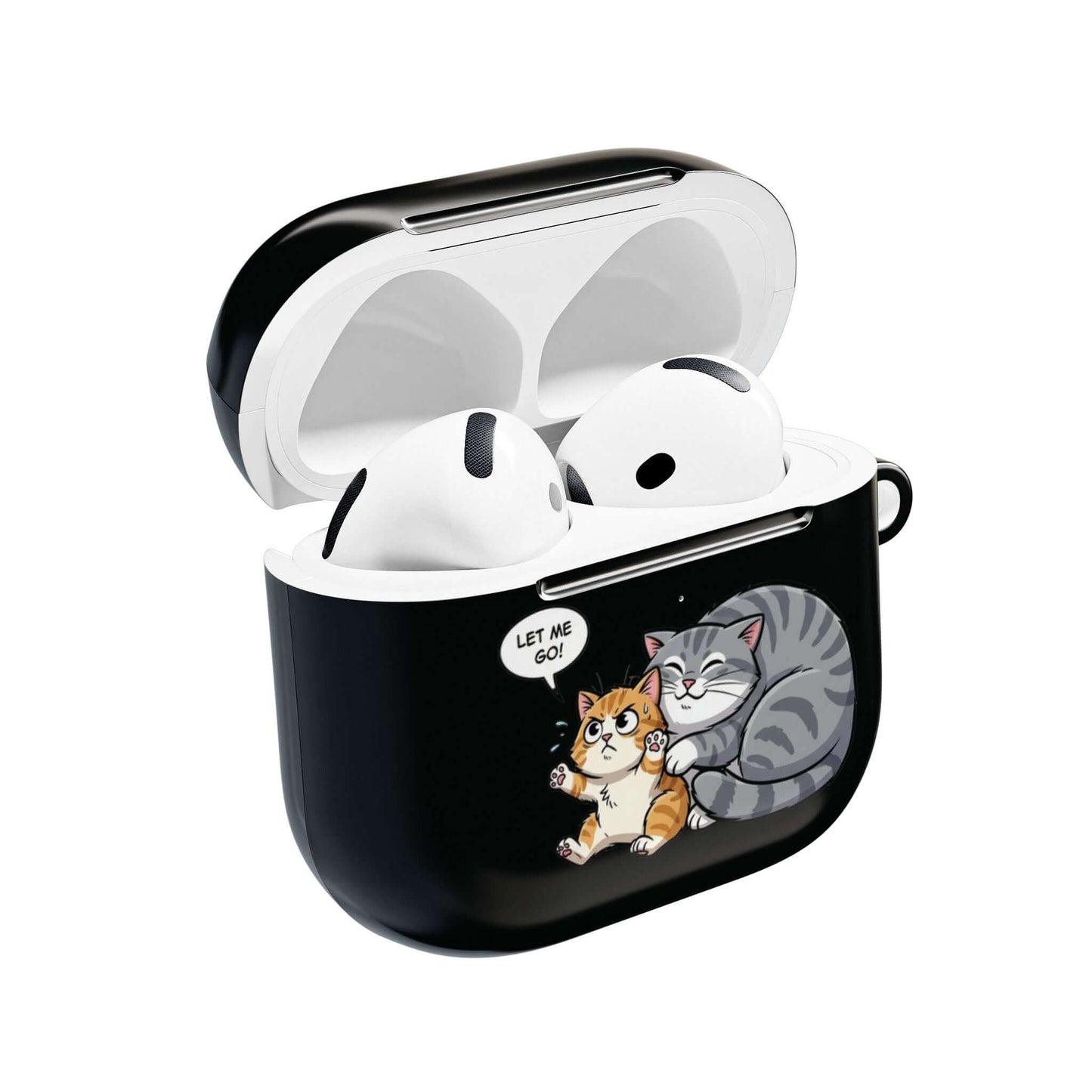 Let Me Go - Cute Cats AirPods Gen 4 Case style 1