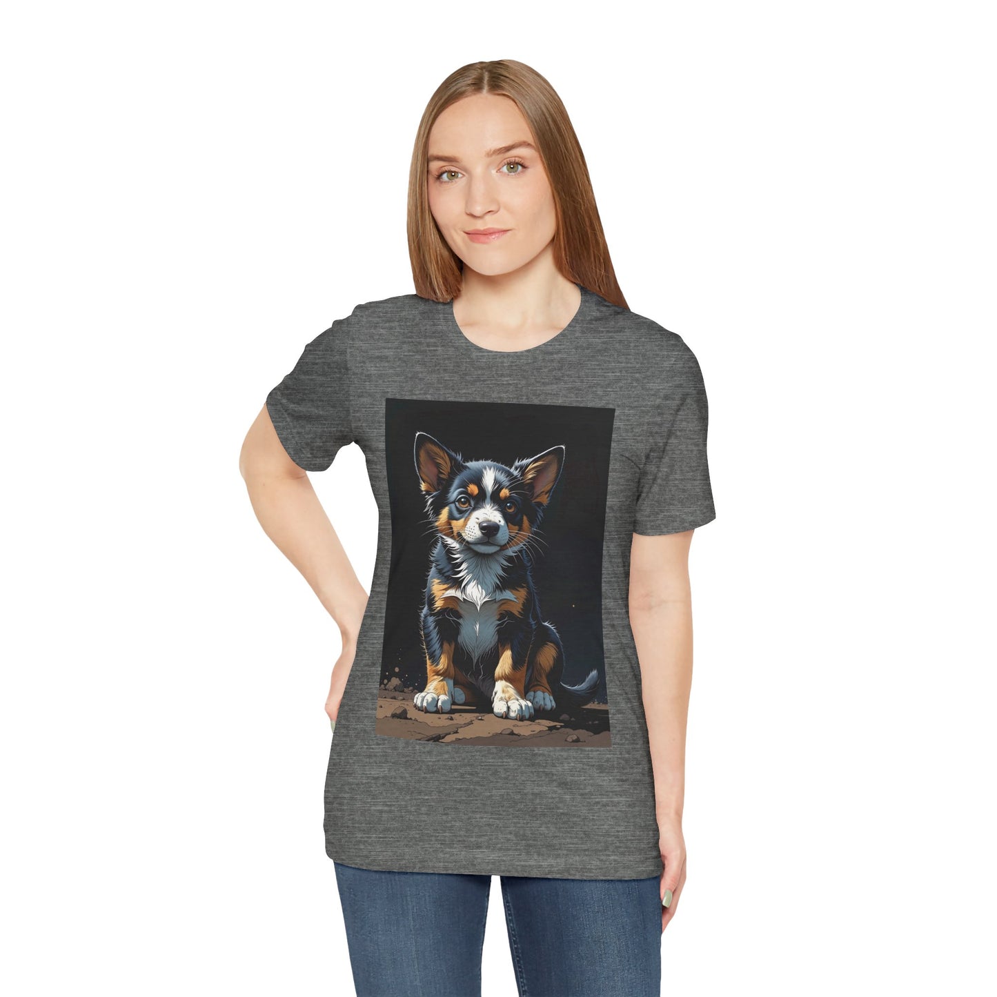 Cute Corgi Short Sleeve Tee - Pet Lover Shirt, Dog Apparel, Animal Gift, Casual Wear, Gift for Dog Owners