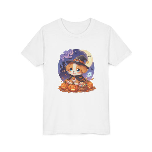 Halloween Cute Puppy Anime Unisex Youth Kids T-Shirt style 5