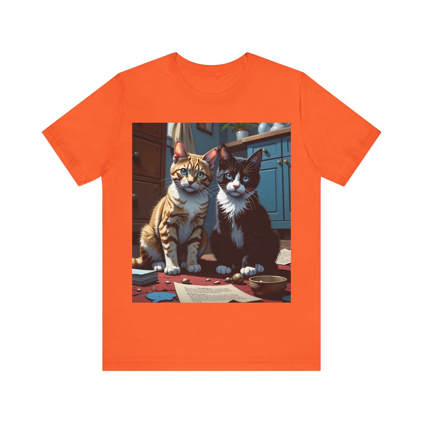 Adorable Cat Lovers Tee style 1- Cute Cat Graphic Tee, Pet Lover Gift, Animal T-Shirt, Birthdays, Cat Enthusiasts, Everyday Wear