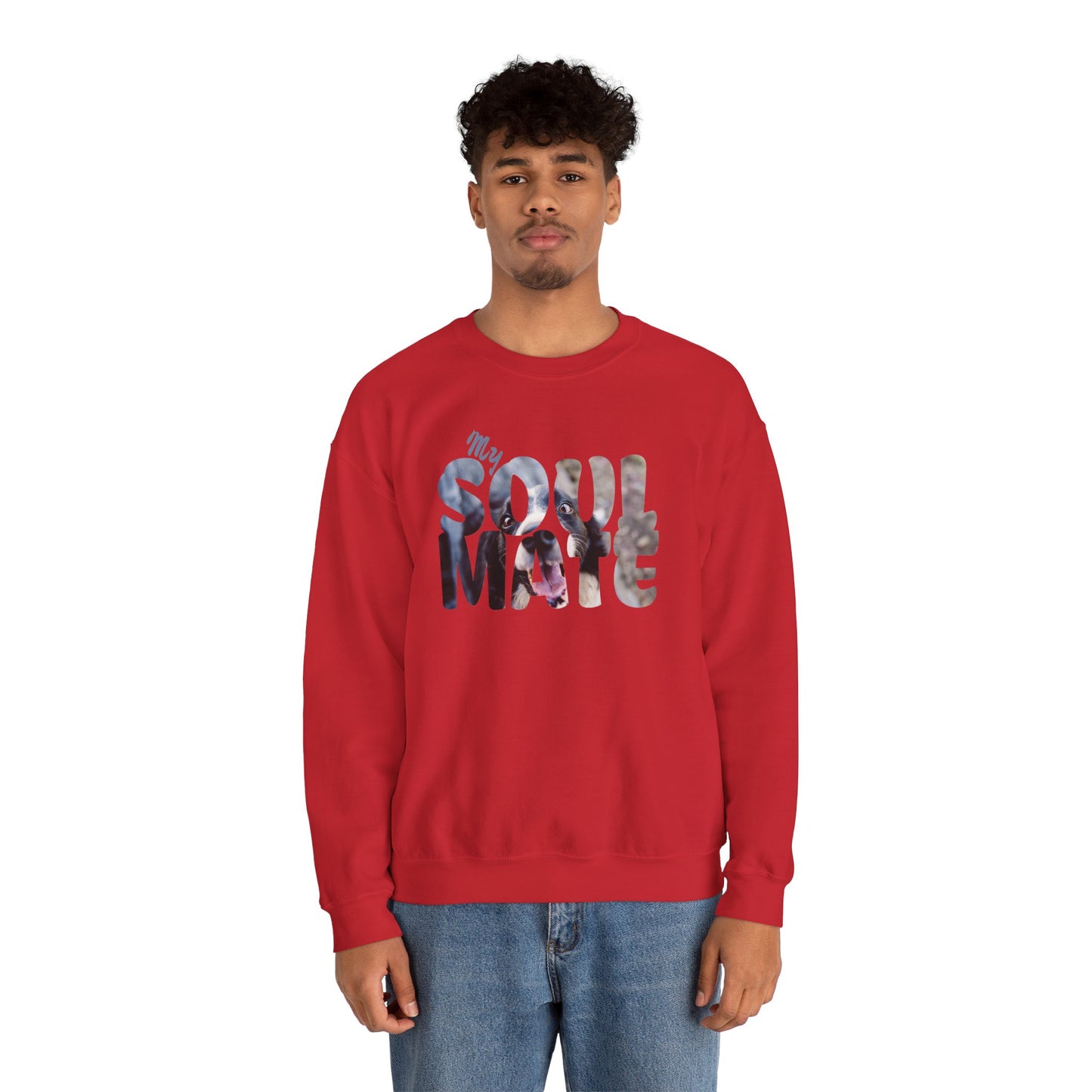 Dog My Soulmate Unisex Crewneck Sweatshirt