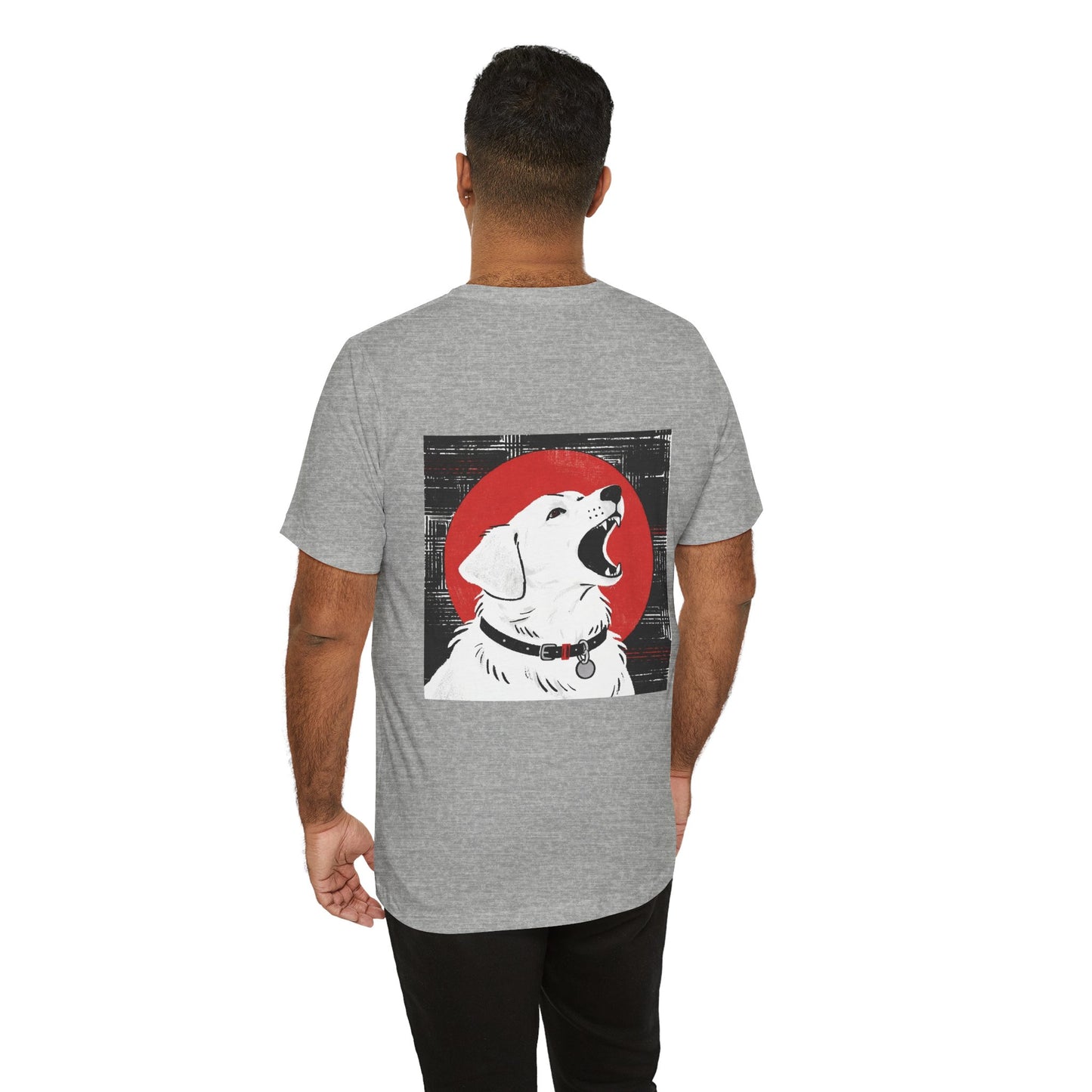 Dog Lover's Unisex Short Sleeve Tee Dog Head style | Pet Enthusiast Shirt, Gift for Dog Lovers, Animal Lovers Apparel, Casual Wear, Fun Dog Graphic T-Shirt